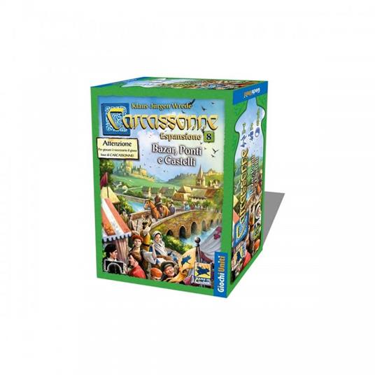 Carcassonne. Bazar ponti e castelli. Esp 8. Gioco da tavolo