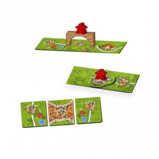 Carcassonne. Bazar ponti e castelli. Esp 8. Gioco da tavolo - 2