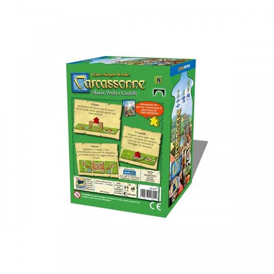 Carcassonne. Bazar ponti e castelli. Esp 8. Gioco da tavolo - 3