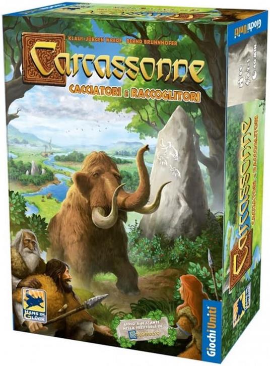 Carcassonne: cacciatori e raccoglitori. Gioco da tavolo