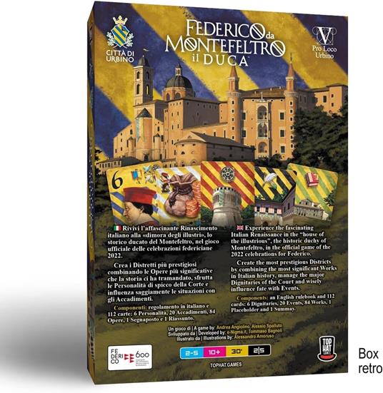 Federico Di Montefeltro - Il Duca. Gioco da tavolo - 2
