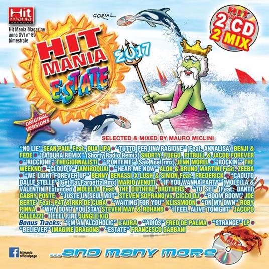 Hit Mania Estate 2017 ( + Rivista) - CD Audio