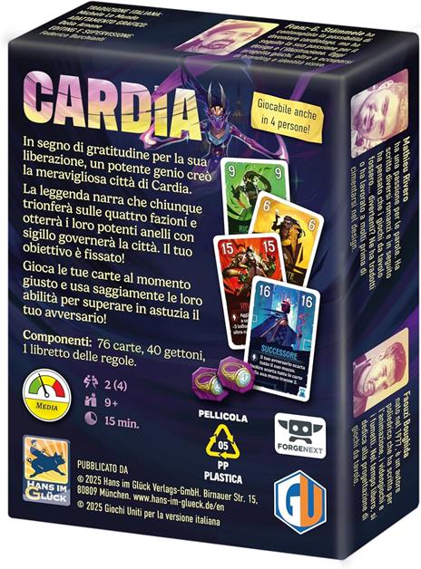 Cardia. Gioco da tavolo - 4