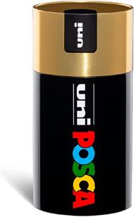 Posca marcatore punta media gift box 18 pz oro