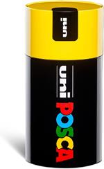 Posca marcatore punta media gift box 18 pz giallo