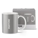 Pantone tazza mug porcellana, opal gray, grigia, 350 ml
