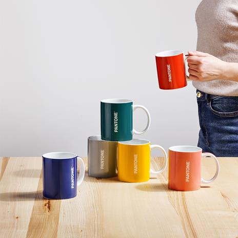 Pantone tazza mug porcellana, navy peony, 350 ml - 5