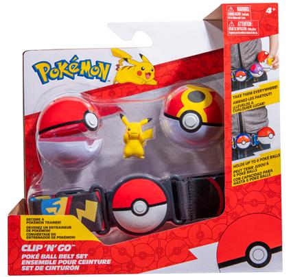 Pokemon: Rei Toys - Clip N Go Poke Ball Set Cintura Serie 3 - Poke Ball, Repeat Ball, And Pikachu #8