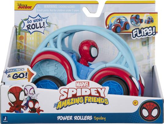 Marvel: Rei Toys - Spidey Buggy Ribaltabile Serie 1 - Spidey
