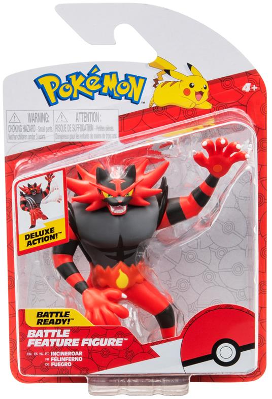 Pokemon: Rei Toys - Personaggio Con Funzione Serie 3 - Incineroar