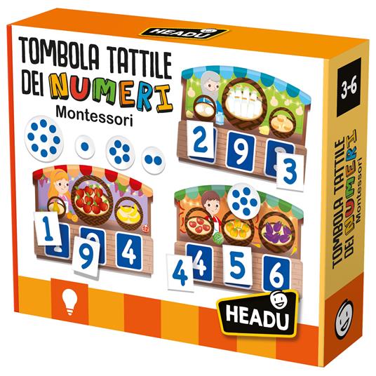 Tombola Tattile dei Numeri Montessori - 16