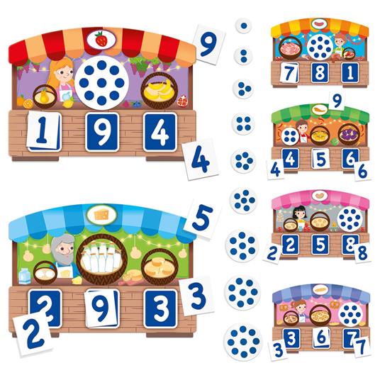 Tombola Tattile dei Numeri Montessori - 3