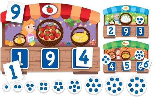 Tombola Tattile dei Numeri Montessori - 5