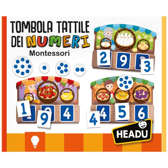 Tombola Tattile dei Numeri Montessori - 6