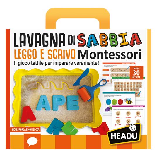 Lavagna di Sabbia Leggo e Scrivo Montessori - 8