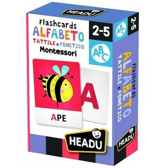 Flashcards Alfabeto Tattile e Fonetico Montessori - 5
