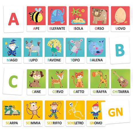 Flashcards Alfabeto Tattile e Fonetico Montessori - 6