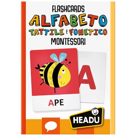 Flashcards Alfabeto Tattile e Fonetico Montessori - 7