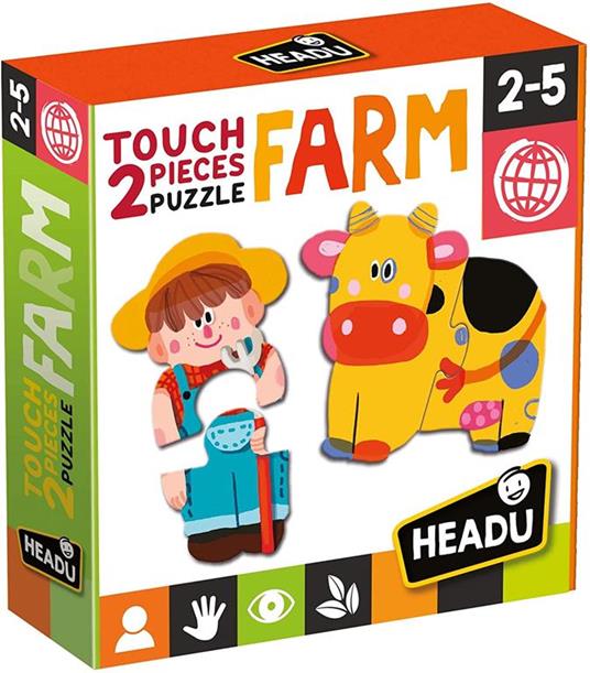 Touch 2 pieces Puzzles Farm - 3