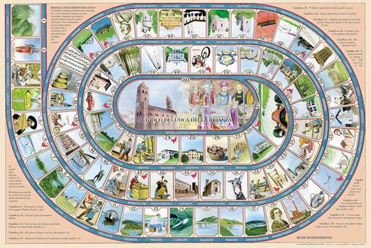 Gioco Dell'Oca Della Brianza. Gioco da tavolo - 3