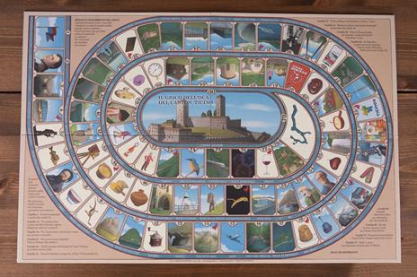Gioco Dell'Oca Del Canton Ticino. Gioco da tavolo - 2