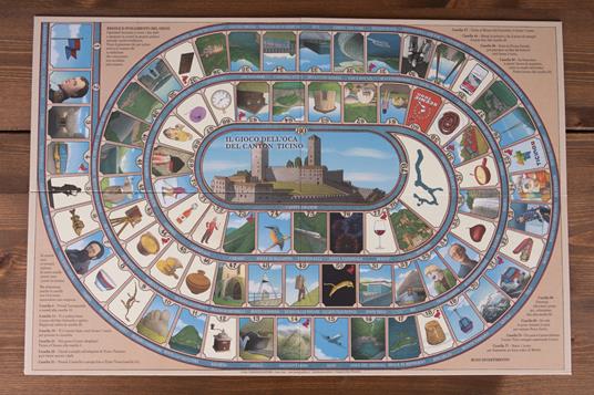 Gioco Dell'Oca Del Canton Ticino. Gioco da tavolo - 2