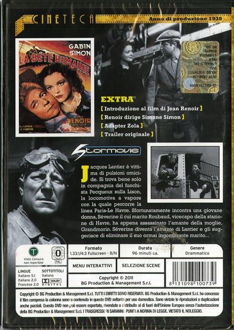 L' angelo del male (DVD) di Jean Renoir - DVD - 2