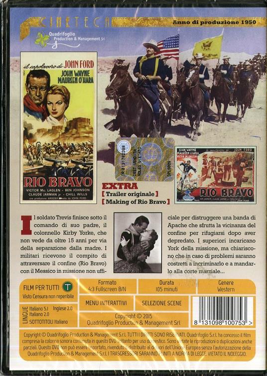 Rio Bravo (DVD) di John Ford - DVD - 2