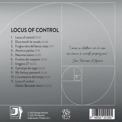 Locus Of Control - CD Audio di Beppe Bianco - 2