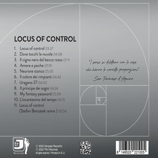 Locus Of Control - CD Audio di Beppe Bianco - 2