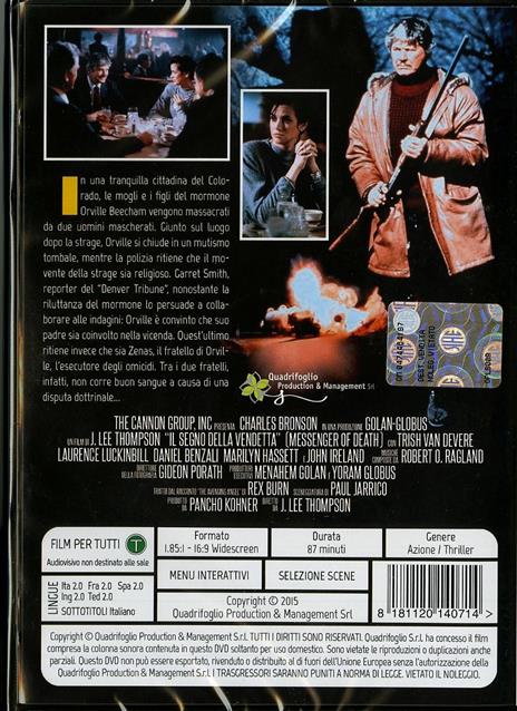 Il segno della vendetta (DVD) di Jack Lee Thompson - DVD - 2