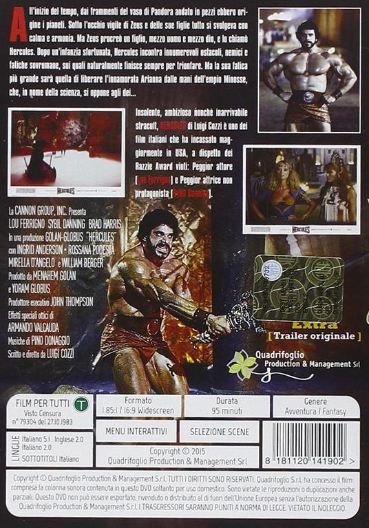 Hercules (DVD) di Lewis Coates - DVD - 2