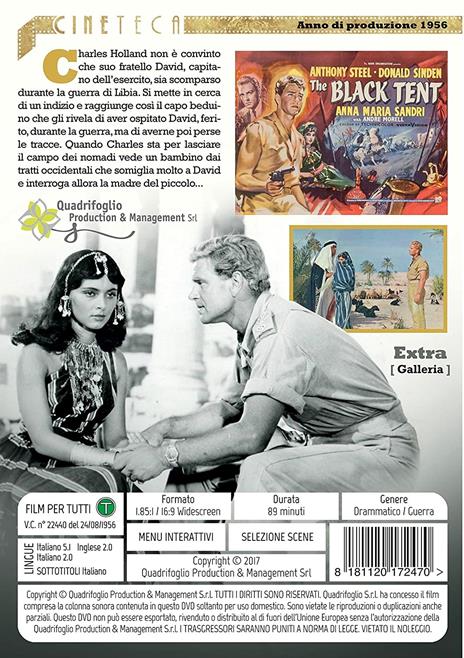 La tenda nera. Versione Restaurata. Collana cineteca (DVD) di Brian Desmond Hurst - DVD - 2