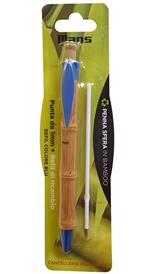 Penna bamboo Mans colore Blu inchiostro Blu