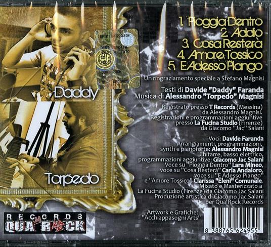 Addio (feat. Torpedo) - CD Audio di Daddy - 2