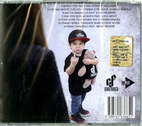 Quelli che non piacciono a tua madre - CD Audio di Coma Familia - 2