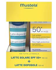 Mustela Latte Solare Spf50+ 100ml + Doposole 125ml