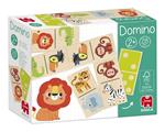Domino in Legno degli Animali, Gioco Educativo per Asilo e Scuola Infanzia, 28 Tessere
