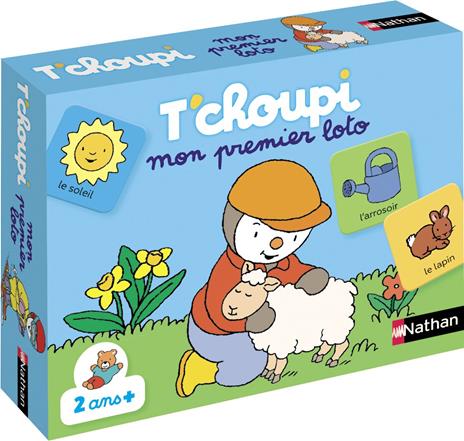 Nathan T'choupi Mon loto Gioco da tavolo di apprendimento Bambini