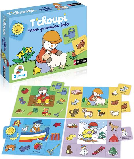 Nathan T'choupi Mon loto Gioco da tavolo di apprendimento Bambini - 4