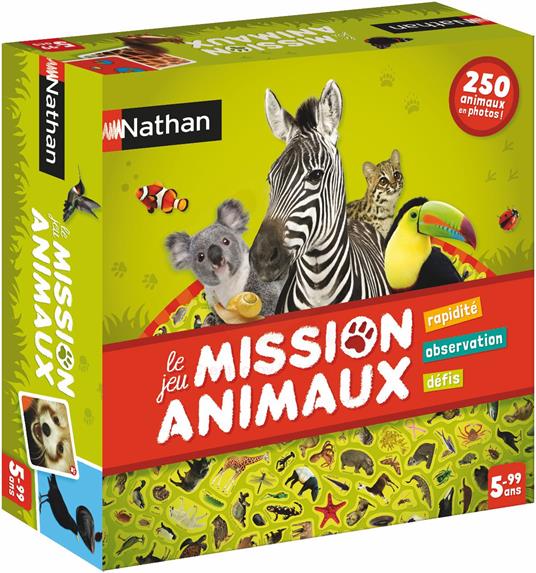 Nathan Mission animaux Gioco di abilità fino-motorie Bambini