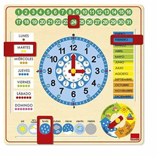 Orologio Calendario Spagnolo. Goula 51305