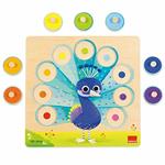 Puzzle Pavone in legno. Goula 453060