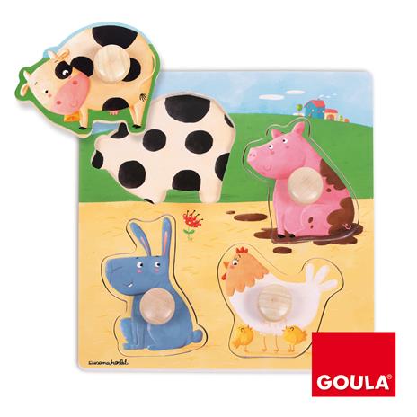 Puzzle Animali Fattoria Colore - 3