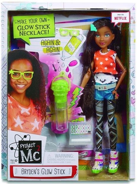 Mc2. Bambola Con Esperimento. Bryden E Ciondolo Fluorescente
