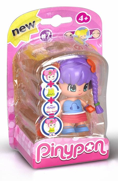 Pinypon Personaggio Serie 7 Capelli Viola - 6