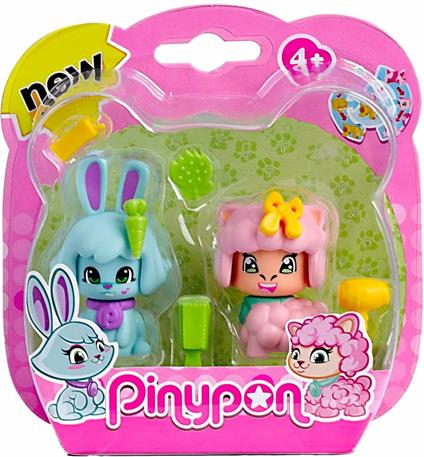 Famosa Pinypon - 2 Cuccioli - Coniglio E Pecora Merchandising Ufficiale