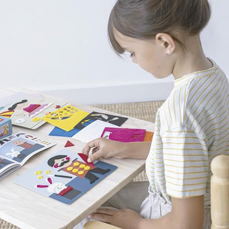 APLI Kids 18899-My First Collage-Set DIY a tema Circo da completare con feltro adesivo (18899) - 4