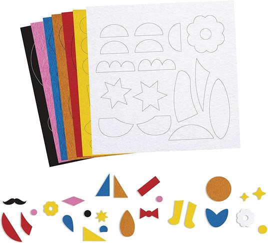 APLI Kids 18899-My First Collage-Set DIY a tema Circo da completare con feltro adesivo (18899) - 6