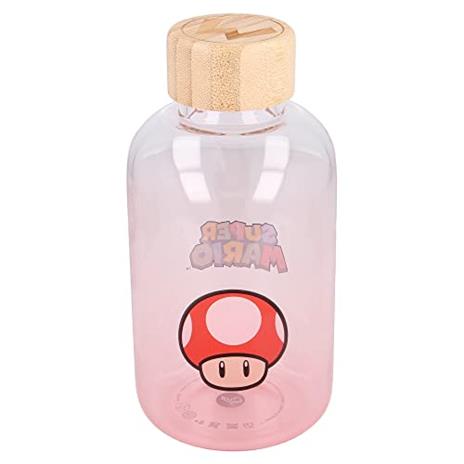 Bottiglia Borraccia In Vetro Per Acqua | Vetro Borosilicato | 620 ml | Super Mario - 3